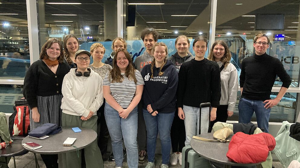 Gruppenfoto der Musikwissenschaftsstudierenden bei der Exkursion nach Kapstadt im Frühjahr 2023