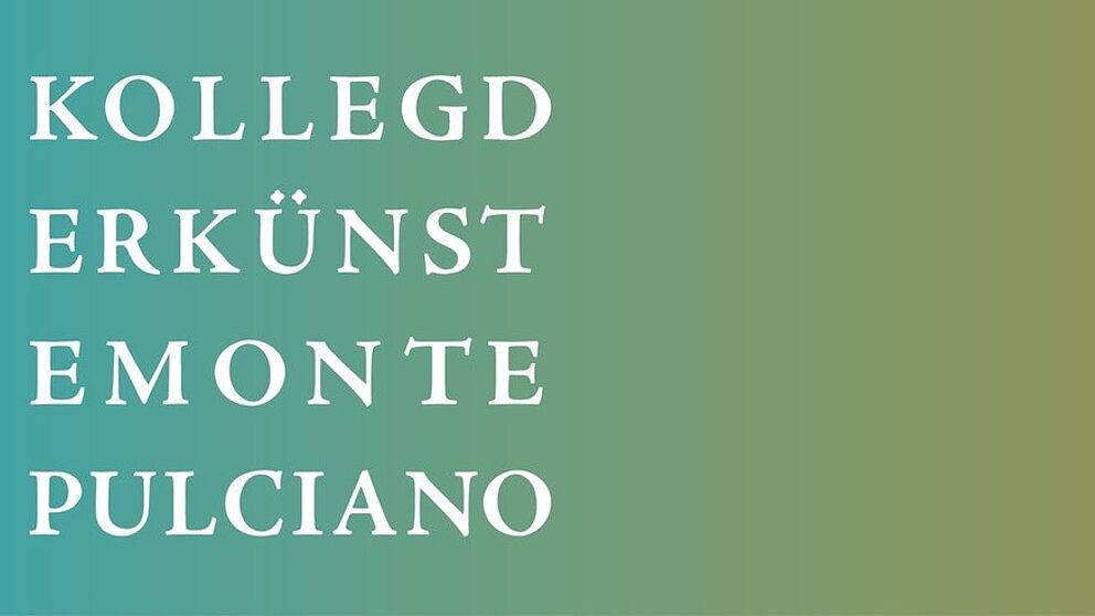 Logo Kolleg der Künste Montepulciano